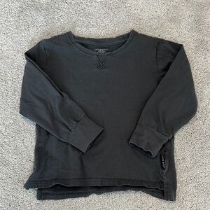 Kids Dark Gray Long Sleeve Shirt